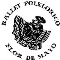 the logo for ballet folklorico flore de mayo